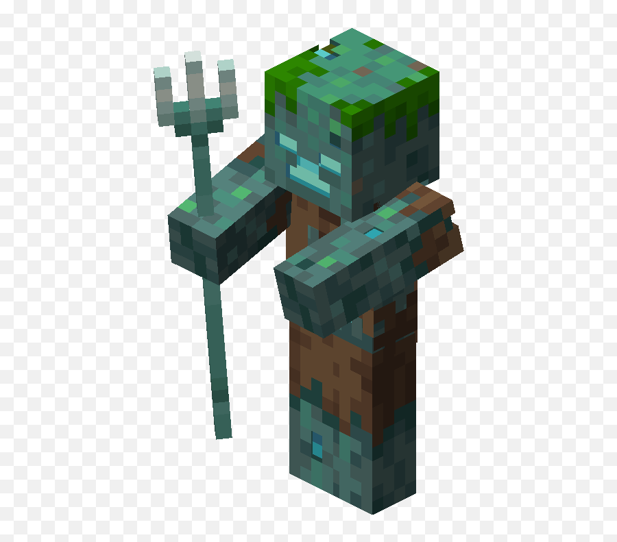 The Drowned - Minecraft Drowned Png,Minecraft Hud Png