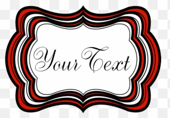 Personalizable Red Black White Curtains - Illustration Decorative png