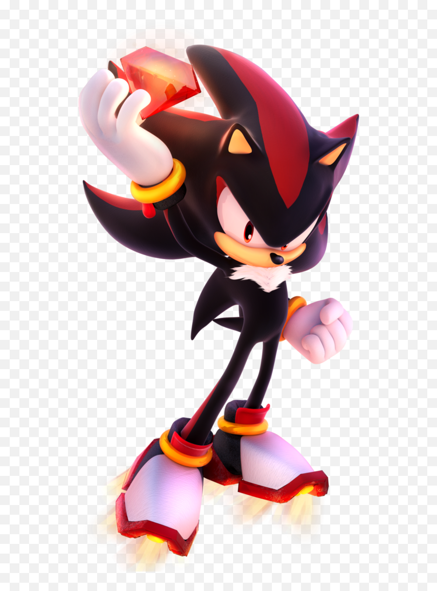 Shadow The Hedgehog In 2020 Sonic And - Shadow The Hedgehog With A Chaos Emerald Png,Shadow The Hedgehog Transparent