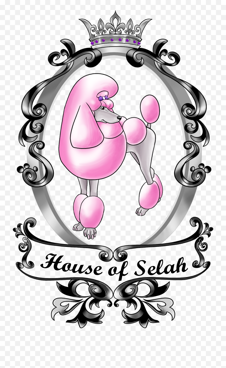 Our Poodiful Logo Trademark In Progress Now Pink Poodle - Girly Png,Pink Dog Logo