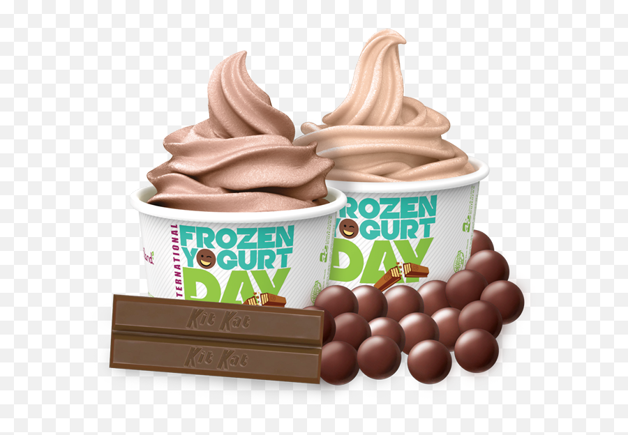 Yogurtland Celebrates International - Types Of Chocolate Png,Frozen Yogurt Png