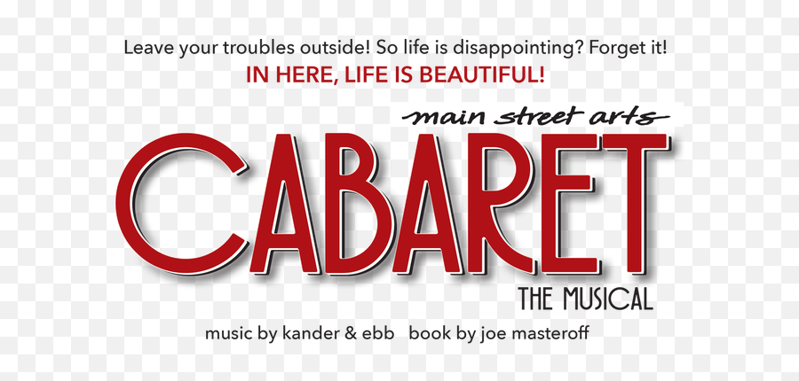 Now Showing - Main Street Arts Vertical Png,Cabaret Logo