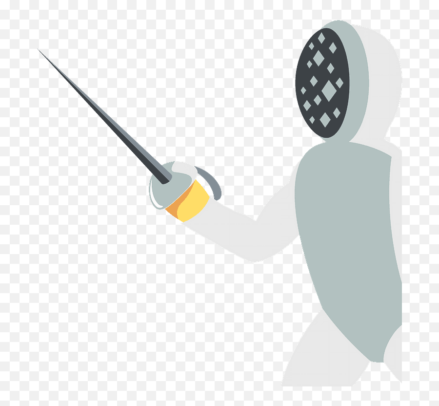 Person Fencing Emoji Clipart - Icon Png Download Full Fencing Mask,Fencing Icon