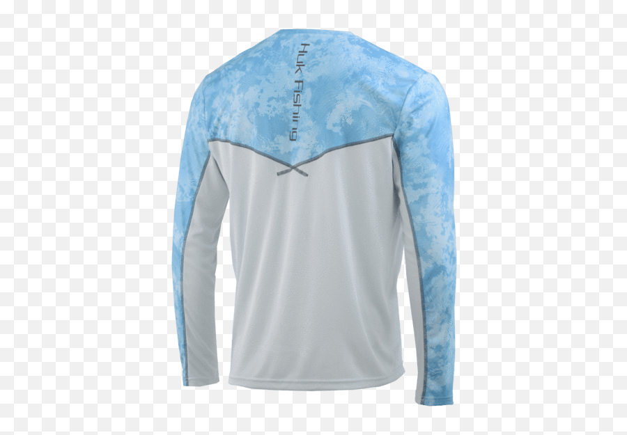 Huk Menu0027s Icon X Camo Long Sleeve Shirt Large Shallows - Long Sleeve Png,Icon Mens