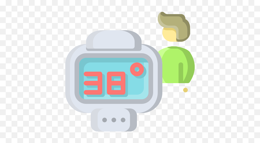 Coronavirus Covid19 Thermal Detector Body Temperature - Smart Device Png,Smart Device Icon