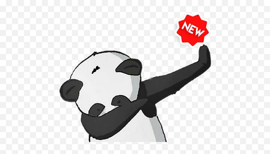 Panda Stickers Cute Pandas Wastickerapps 290 Download - Panda Qui Dab Png,Cute Panda Icon