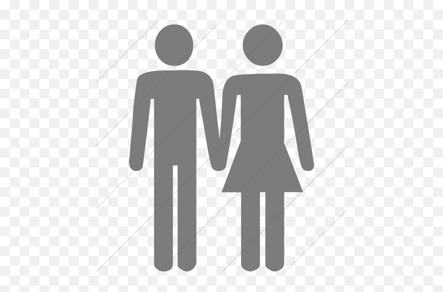 Woman Holding Hands Icon - Man And Woman Holding Hands Icon Png,Simple Man Icon