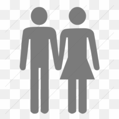 Woman Holding Hands Icon - Man And png