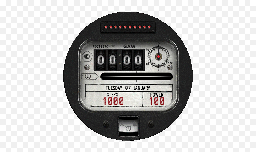 Electricity Meter - Electricity Meter Watch Face Png,Electricity Meter Icon