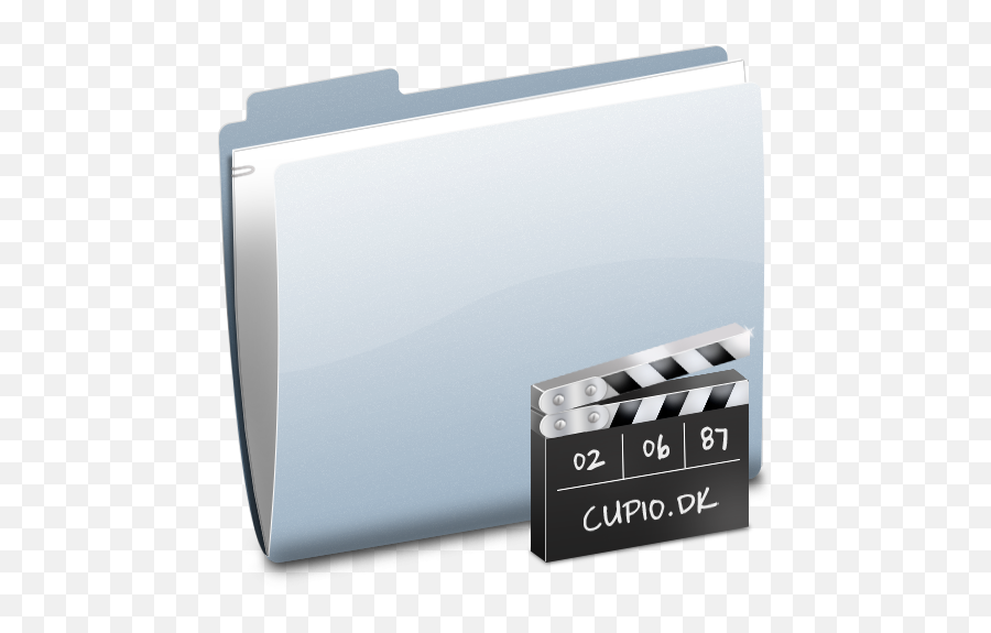 Movie Film Video Folder Icon - Icon Png,Vista Downloads Folder Icon