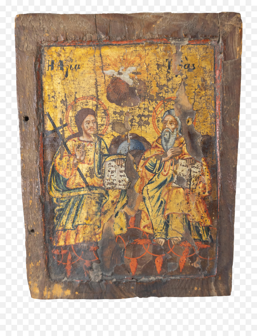 Early Greek Christian Religious Icon - Artifact Png,Religious Icon Painting