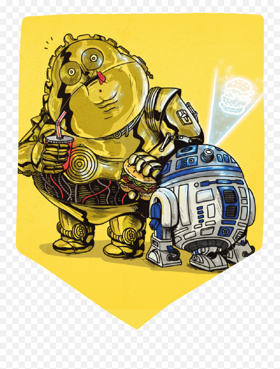 R2d2 C3po Png - Obese R2d2 C3po Alex Solis Star Wars Famous Chunkies,R2d2 Png