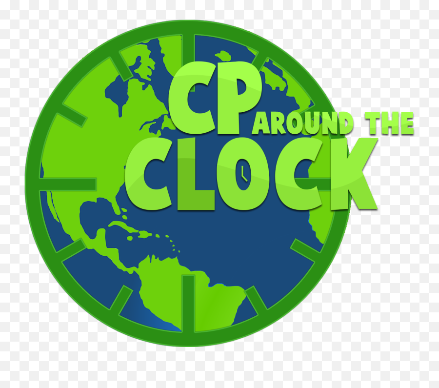 Cp Around The Clock Logo - Planet Earth Earth Clipart Full Circle Png,Planet Earth Png