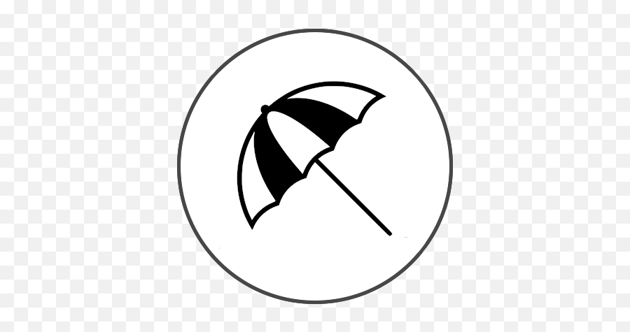 Insurance Quotes Smoller Agency - Black And White Beach Umbrella Clipart Png,Beach Umbrella Icon