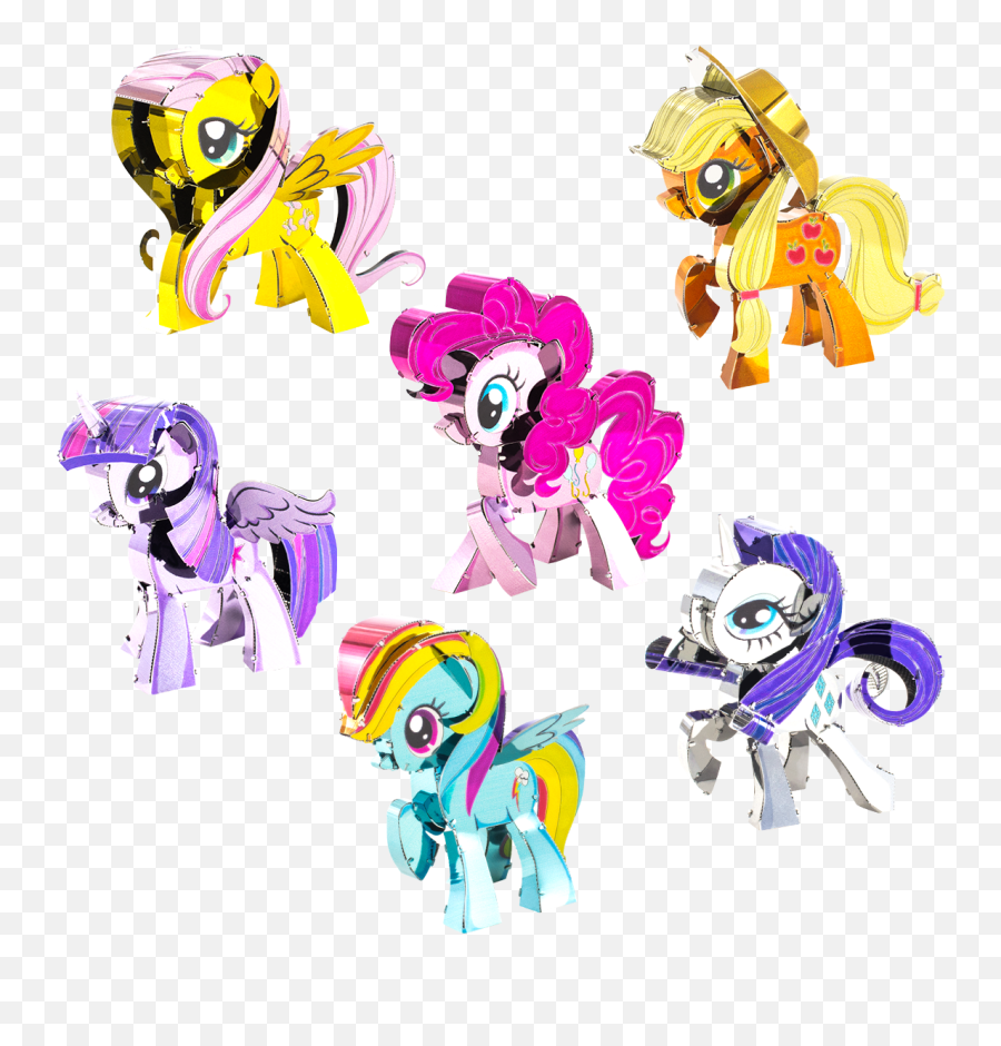 Set My Little Pony - My Little Pony Mane 6 Png,Pony Png