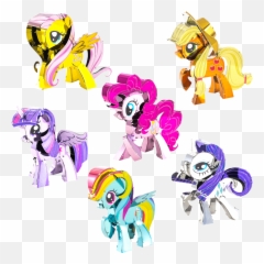 Set My Little Pony - My Little Pony Mane 6 Png,Pony Png