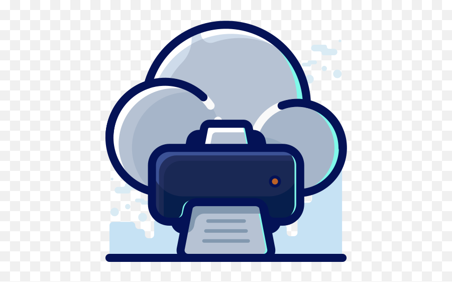 Print Cloud Transfer Data Storage Free Icon Of Business - Horizontal Png,Data Warehousing Icon