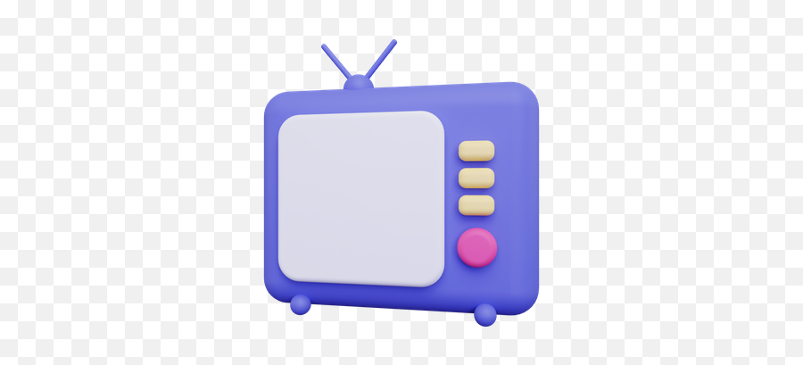 Tv Broadcast Icon - Download In Line Style Crt Television Png,Tv Icon