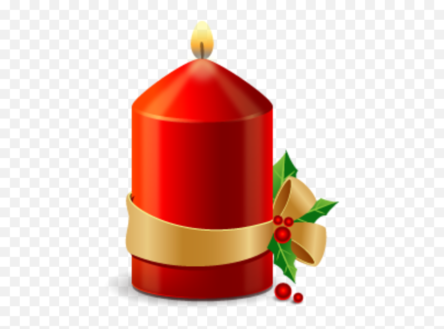 Christmas Candle 256 Free Images - Vector Christmas Candle Transparent Png,Candle Icon