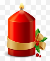Christmas Candle 256 Free Images - Vector Christmas Candle Transparent Png,Candle Icon