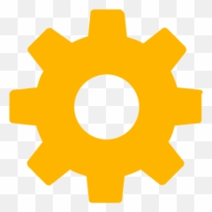 Services Settings And Gear Icon Png Symbol Yellow - Icon Png