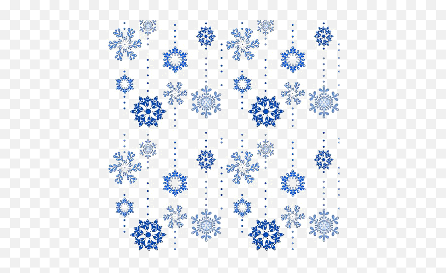 Blue Snowflakes - Blue Snowflakes Png Transparent,Snowflakes Png