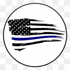 Download Hd Policeamericanflag4 - American Flag Background God We Trust png