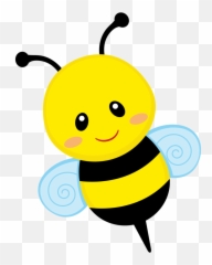 Cartoon Bee Png Download Free Clip Art - Clipart