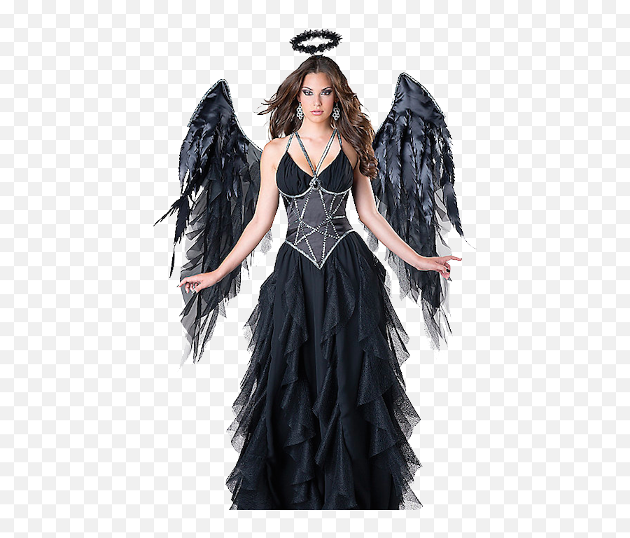 Halloween Costume Png Transparent - Dark Angel Costume,Costume Png