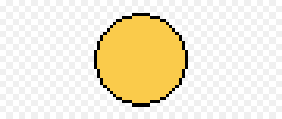 Pixel Art Circle 1 - Pixel Art Awesome Face Png,Orange Circle Png