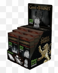 Fascinations Metal Earth 3d Model Diy Kits Game Of - Coffee Png,Targaryen Sigil Png