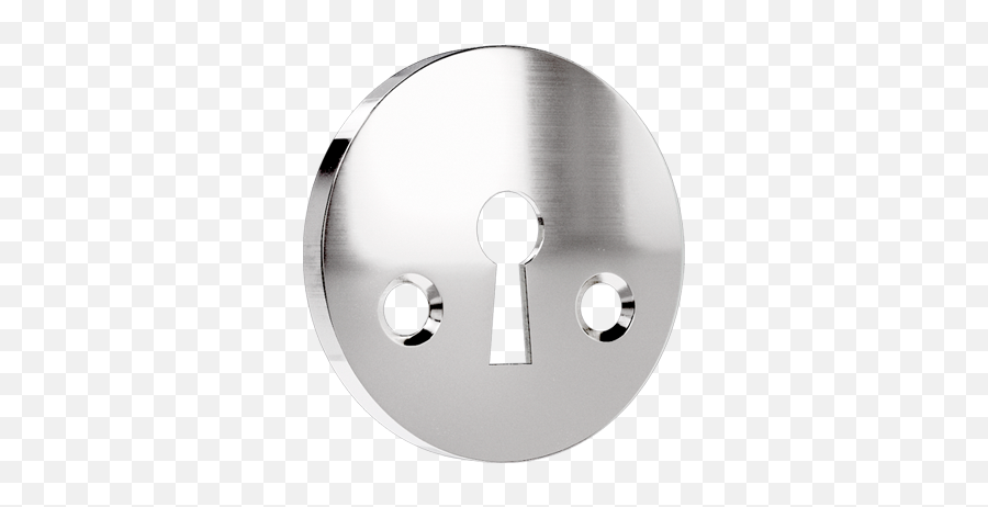Keyhole Escutcheon Ts 1 Chrome - Circle Png,Keyhole Png