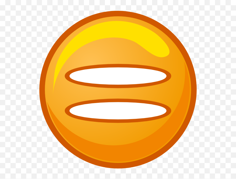 Equals Sign Orange Round Icon Clip Art - Circle Png,Equals Sign Png