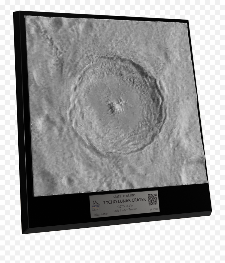 Space Terrains Tycho Lunar Crater - Master Replicas Group Impact Crater Png,Crater Png