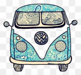 Kombi Hippie Png 7 Image - Desenho De Uma Kombi,Hippie Png