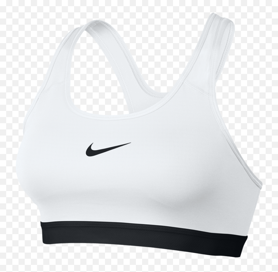 Nike Womenu0027s Pro Classic Padded Bra White - Nike Sports Bra Padded White Png,Bra Png