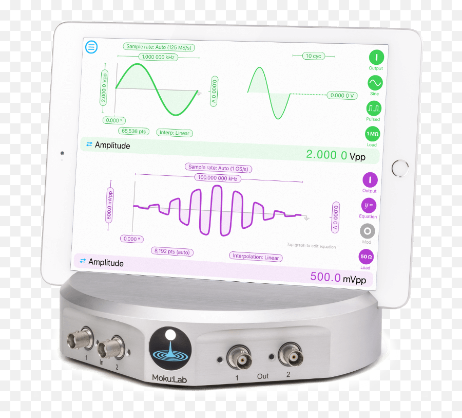 Arbitrary Waveform Generator Awg - 2 Channels Liquid Screen Png,Waveform Png