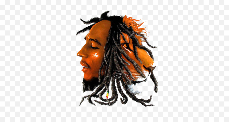 Tribute Page To Bob Marley - Lion And Bob Marley Png,Bob Marley Png