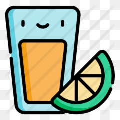 Tequila Shot - Lemon Icon Png