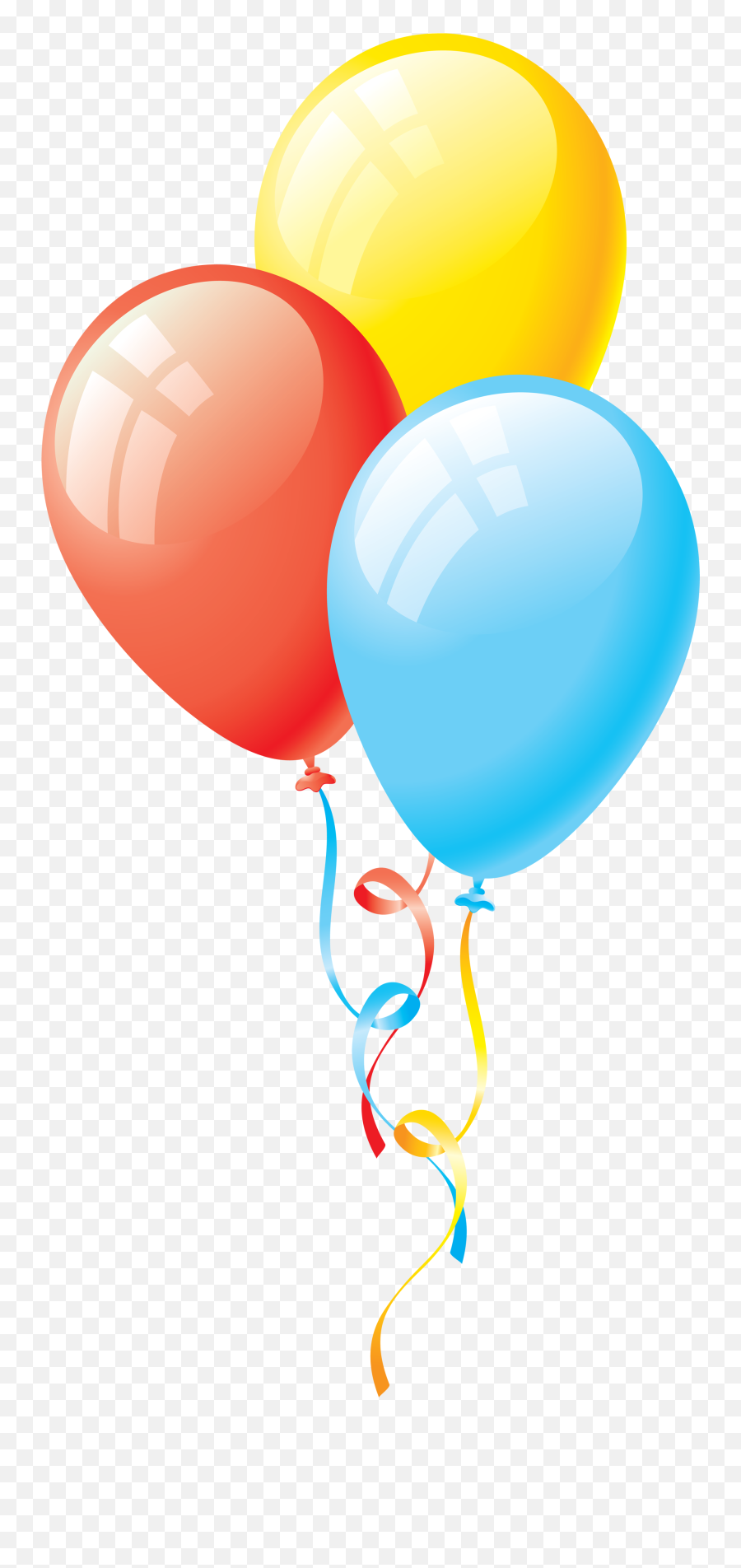Colorful Balloon Png Image Free - Birthday Balloons Clip Art,Up Balloons Png