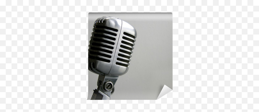 Vintage Microphone Wall Mural U2022 Pixers - We Live To Change Vintage Microphone Png,Vintage Microphone Png