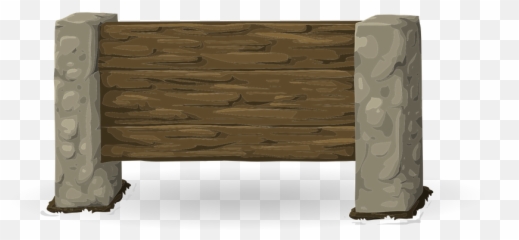 Sign Wooden Pillar - Vector Graphics Png,Wood Sign Png