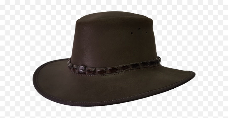 Oiled Suede Safari Hat With Croc Trim - Cowboy Hat Png,Safari Hat Png
