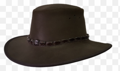 Oiled Suede Safari Hat With Croc Trim - Cowboy Hat Png,Safari Hat Png