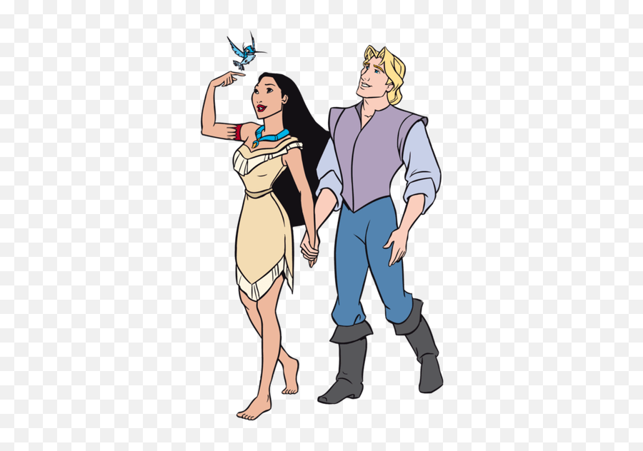 John Smith Cartoon Clipart - Disney Pocahontas And John Smith Png,Pocahontas Png