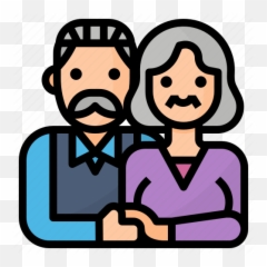 Family Grandma Grandpa Grandparent Icon - And png
