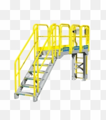 Download Hd Industrial Catwalk Stair - Stairs png