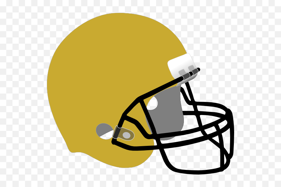 Football Helmet Clip Art - Vector Clip Art Gold Football Helmet Clipart Png,Football Helmet Png
