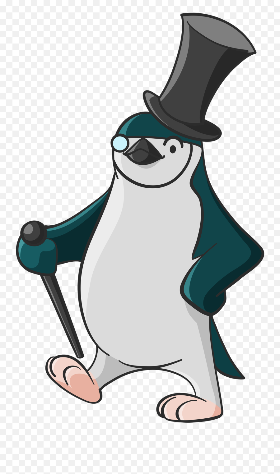 Sir Percival Waddlesworth - Encyclopedia Westarctica Cartoon Fancy Penguin Png,Penguin Transparent