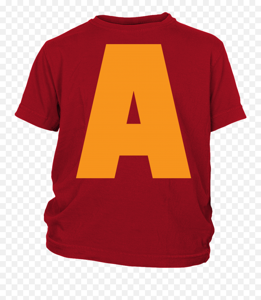 Download Letter A Alvin And The Chipmunks Style Youth T - Active Shirt Png,Alvin Png